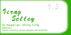 virag selley business card
